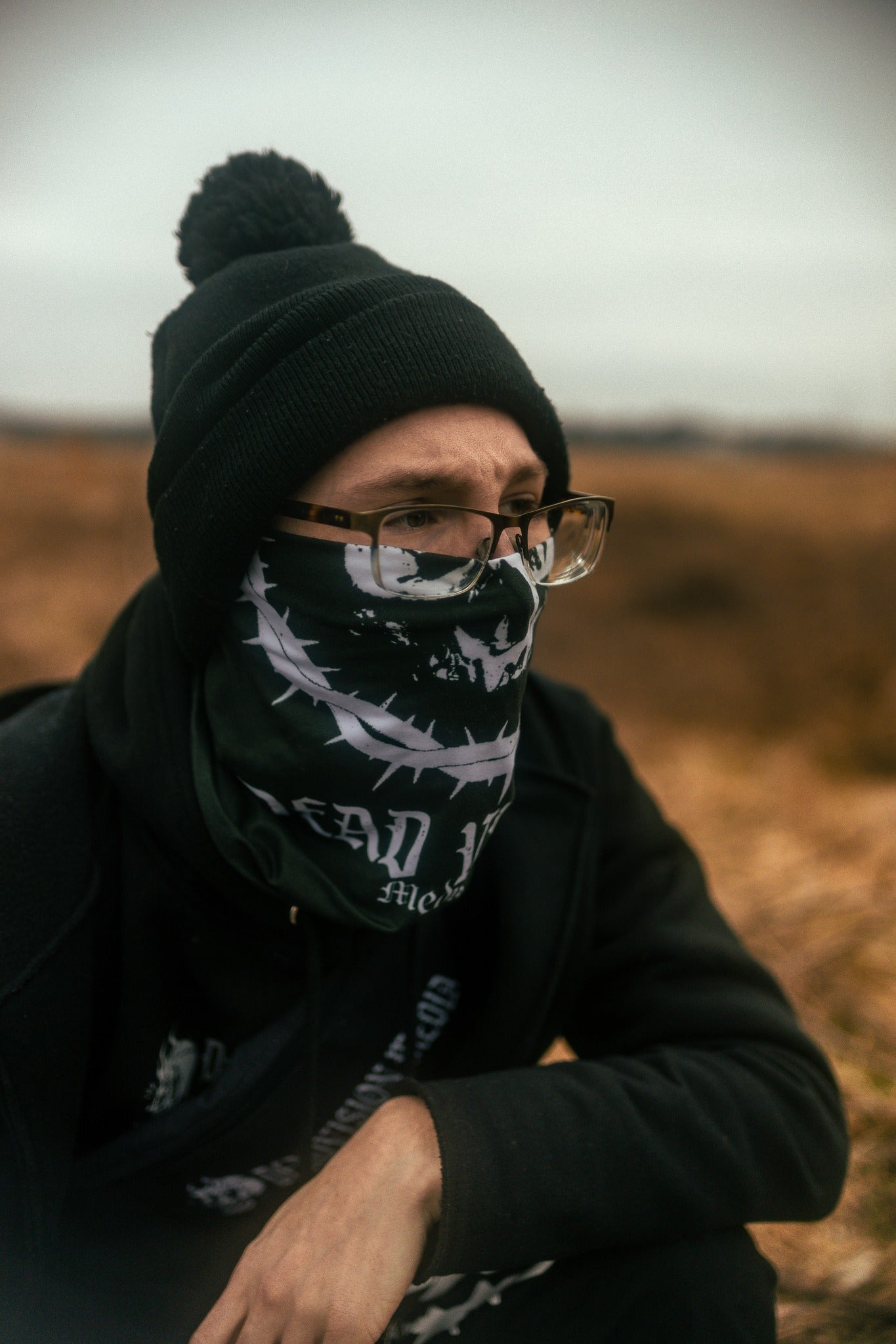 "Trapped" Logo Neck Gaiter