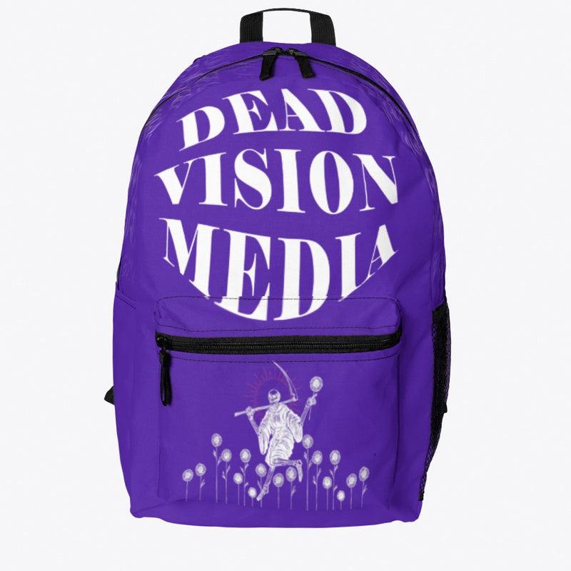 "Dead Vision Media" Purple Backpack