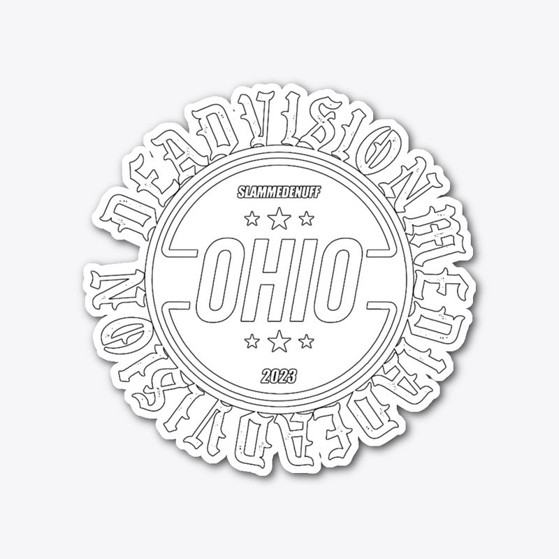 SE Ohio 2023 X Dead Vision Media Die Cut Sticker