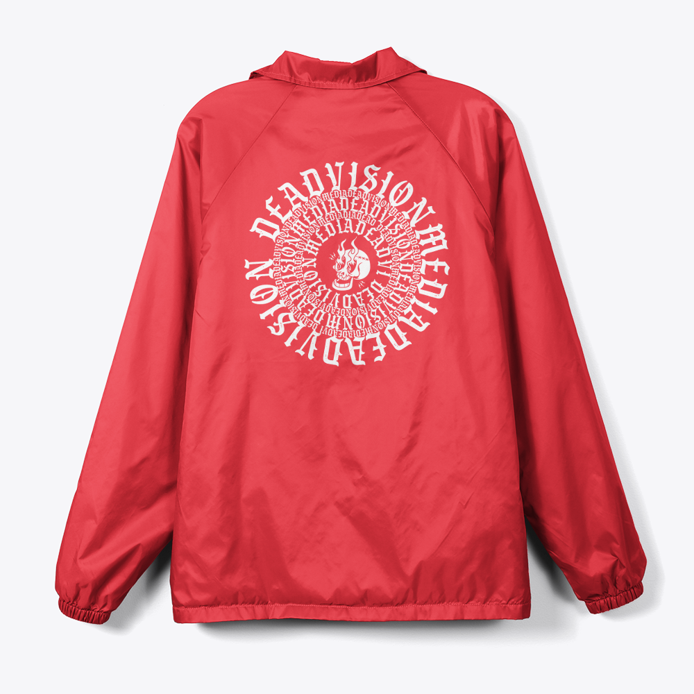 Spiraling Logo Coach Jacket