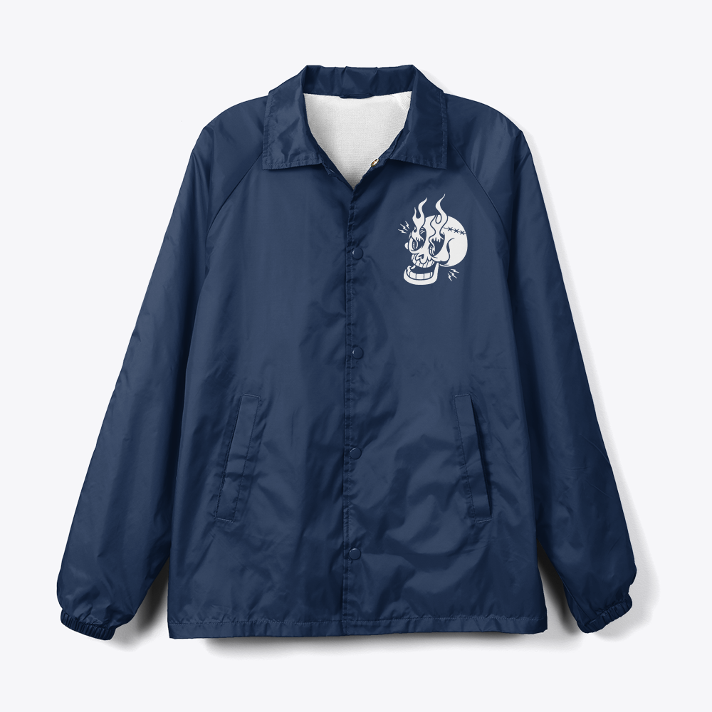 Spiraling Logo Coach Jacket