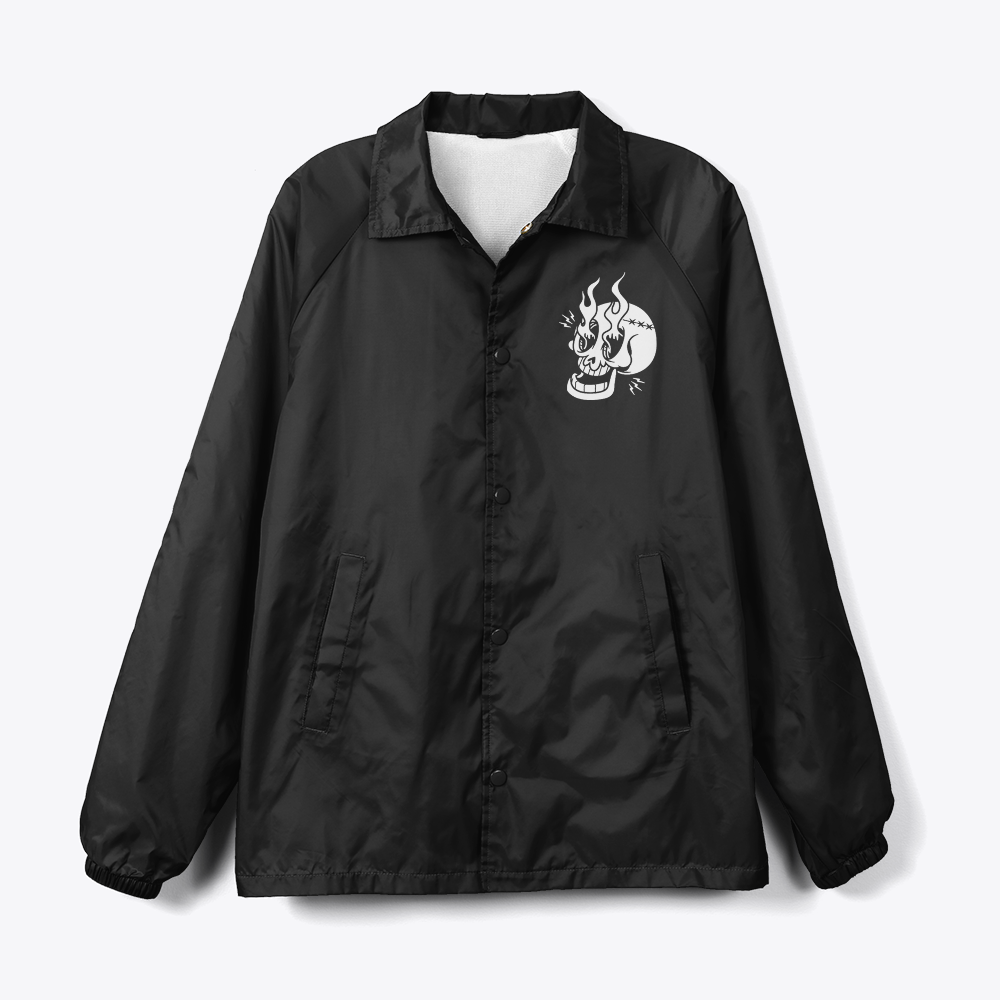 Spiraling Logo Coach Jacket