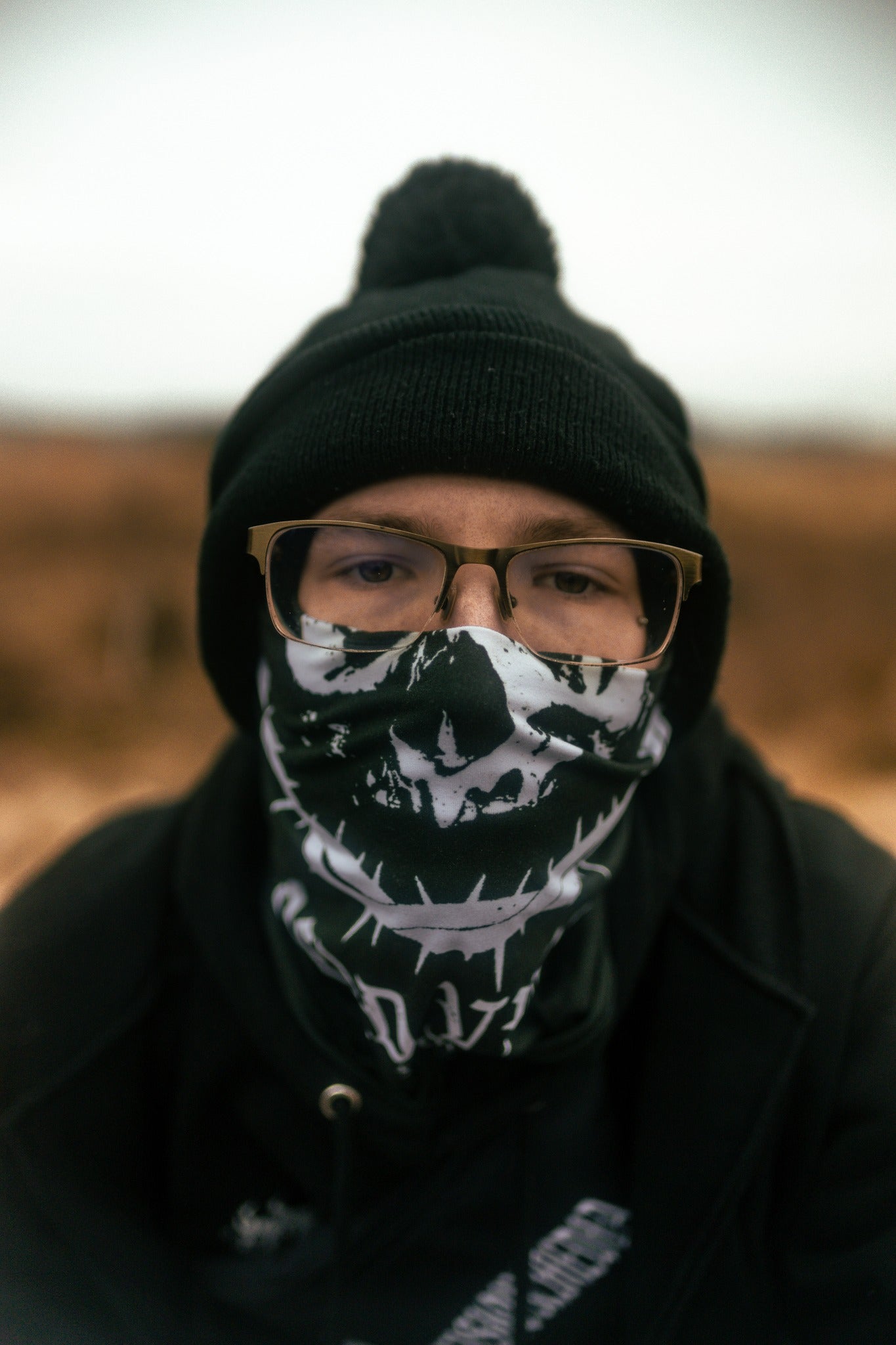 "Trapped" Logo Neck Gaiter