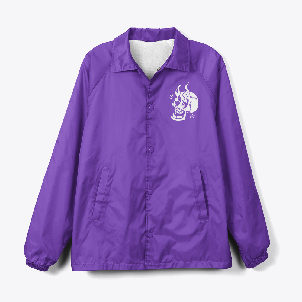 Spiraling Logo Coach Jacket