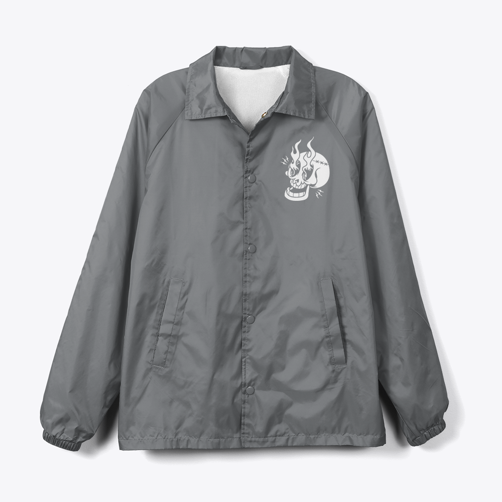 Spiraling Logo Coach Jacket