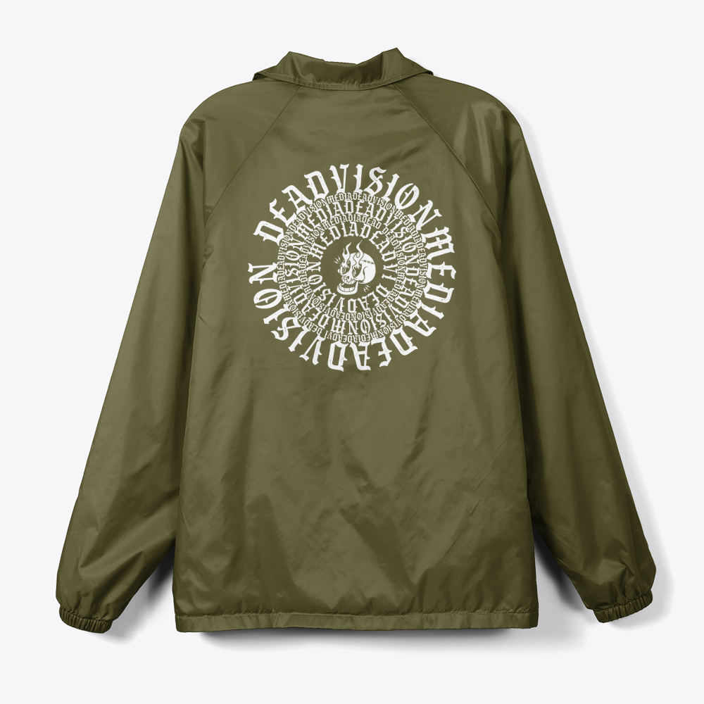 Spiraling Logo Coach Jacket