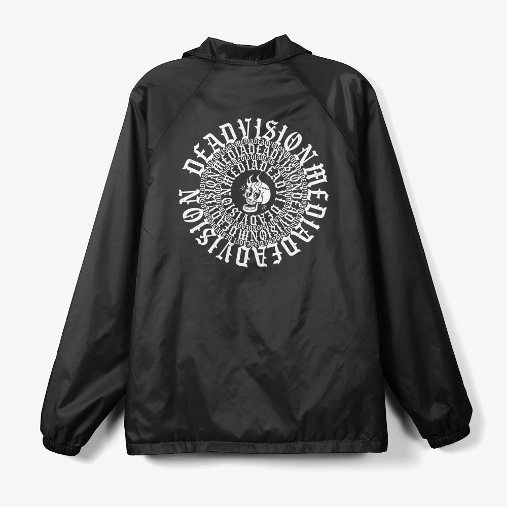 Spiraling Logo Coach Jacket