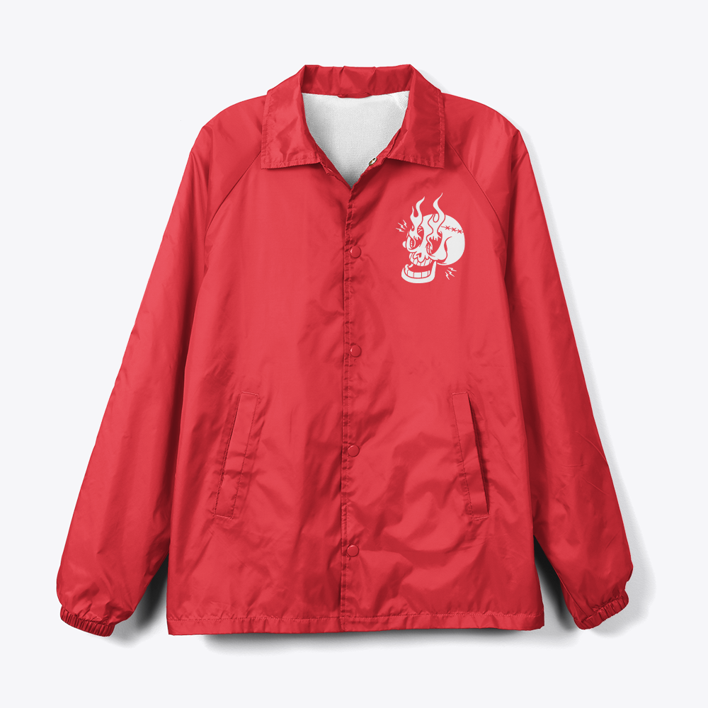 Spiraling Logo Coach Jacket