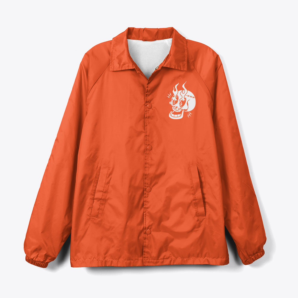Spiraling Logo Coach Jacket