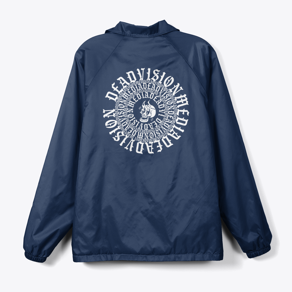 Spiraling Logo Coach Jacket